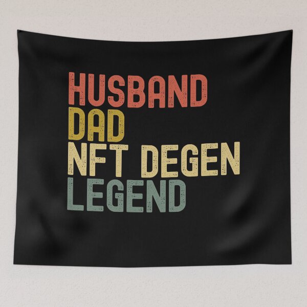 Item preview, Husband Dad NFT Degen - Funny NFT Shirt, Fathers Day Gift For NFT Degens designed and sold by nft-millionaire.