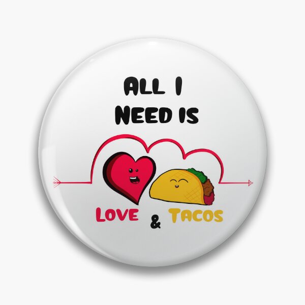Item preview, Tacos and Love Valentine’s Day designed and sold by ArtByNabes.