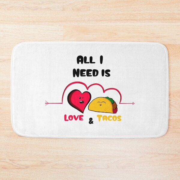 Item preview, Tacos and Love Valentine’s Day designed and sold by ArtByNabes.