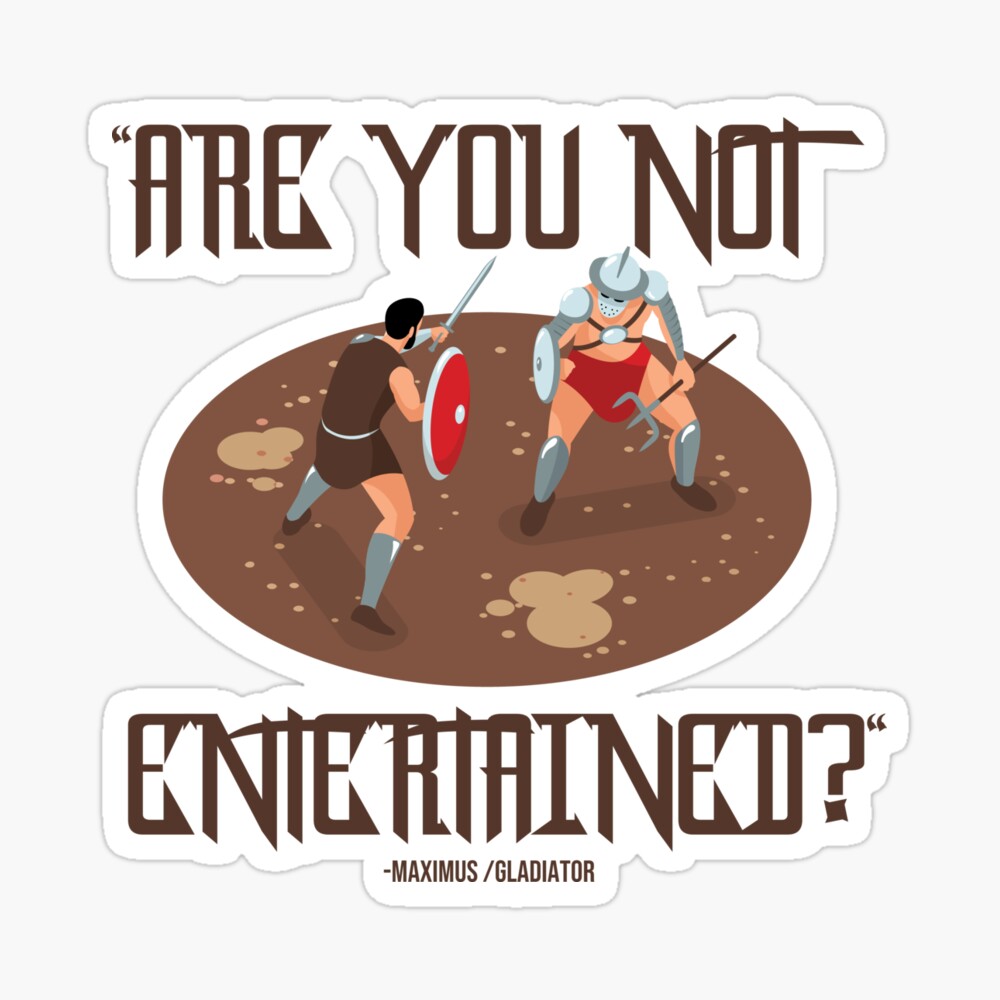 Poster Citation De Gladiateur Maximus Par Quotationn Redbubble