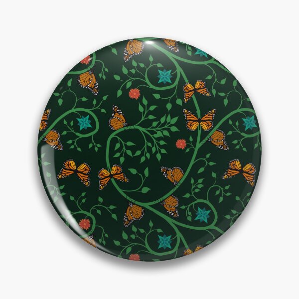 Item preview, Monarch Butterflies and Flowers Pattern designed and sold by andybirkey.