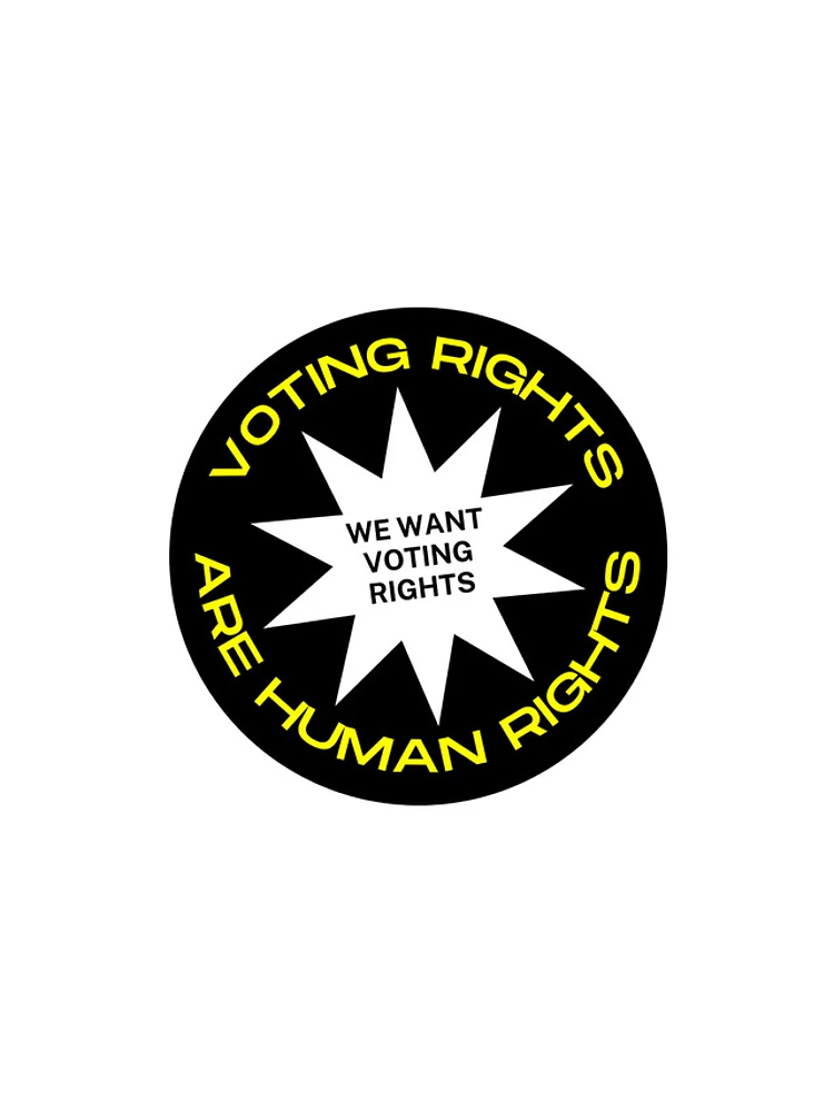 Thumbnail 4 of 4, iPhone Case, Voting Rights Are Human Rights designed and sold by momentsofvision.