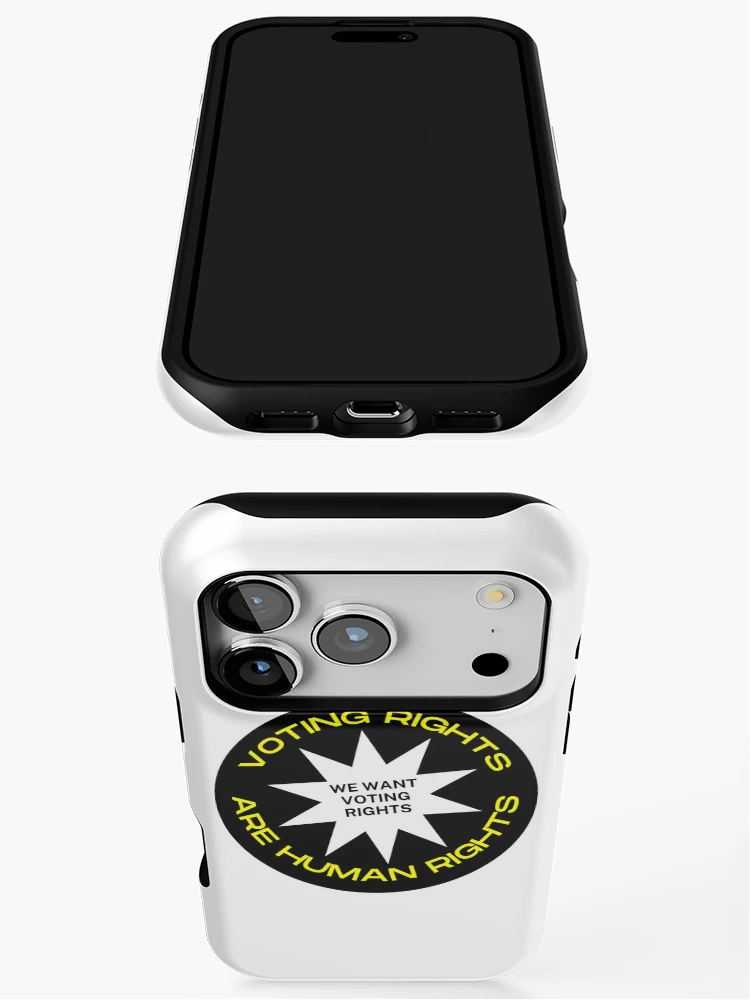 Thumbnail 3 of 4, iPhone Case, Voting Rights Are Human Rights designed and sold by momentsofvision.