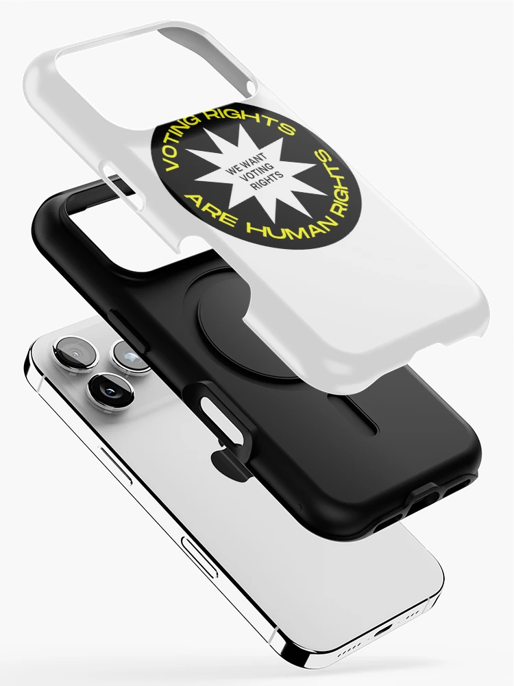 Thumbnail 2 of 4, iPhone Case, Voting Rights Are Human Rights designed and sold by momentsofvision.