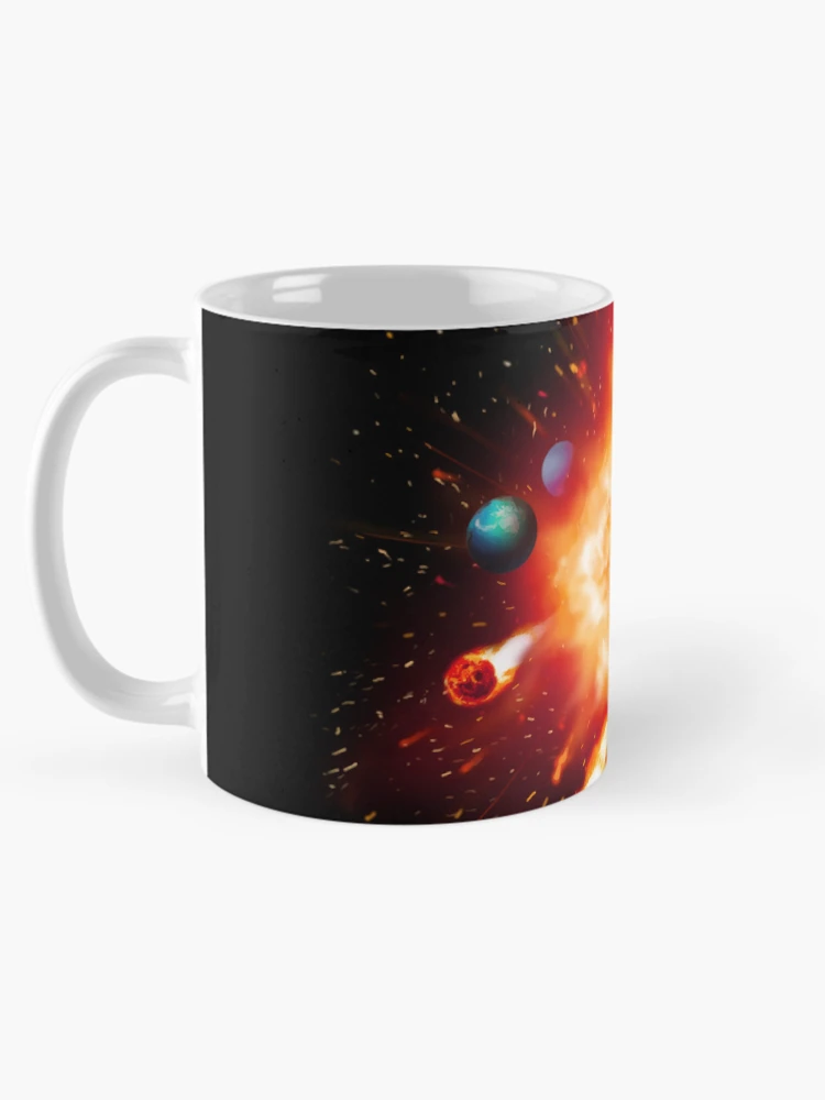 Thumbnail 5 of 6, Coffee Mug, Exploding Sun designed and sold by Cosix.