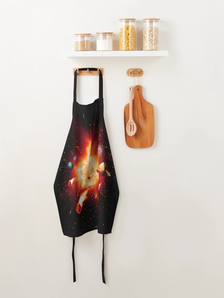 Thumbnail 4 of 6, Apron, Exploding Sun designed and sold by Cosix.