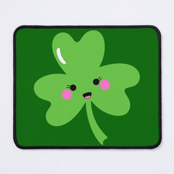 Item preview, kawaii st patricks clover shamrock designed and sold by Gossip Rag.