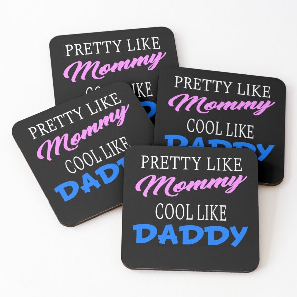 Item preview, Pretty like mommy cool like daddy designed and sold by DZ-Merch.