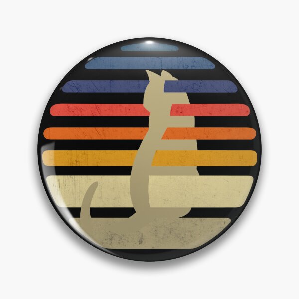 Item preview, VINTAGE SUNSET CAT - Funny Cat Pictures, Vintage Cat  designed and sold by FunnyCatsFam.