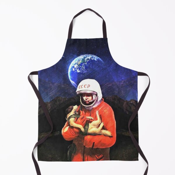 Item preview, Yuri Gagarin and Laika in Space designed and sold by VintagePeople.