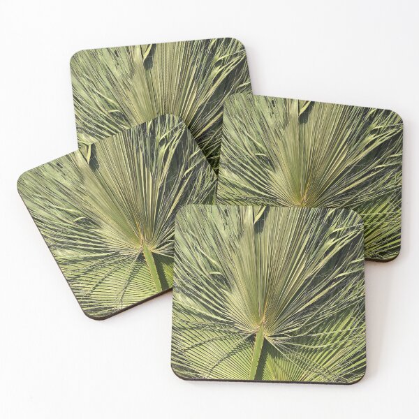 Item preview, Tropical palm tree green leaves pattern designed and sold by Dinashop.