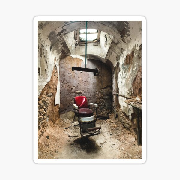 Abandoned Prison. Sticker