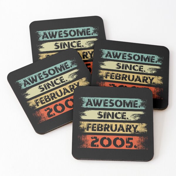 Item preview, 17th Birthday Awesome Since February 2005 17 Years Old designed and sold by printrendstore.