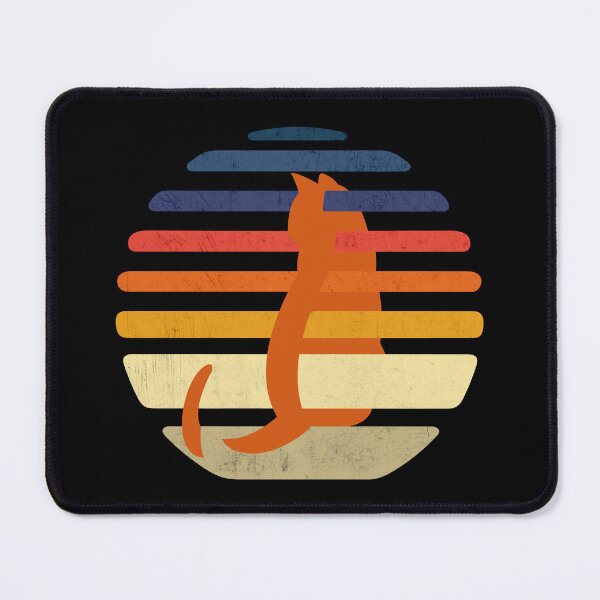 Item preview, VINTAGE SUNSET CAT - Funny Cat Pictures, Vintage Cat designed and sold by FunnyCatsFam.