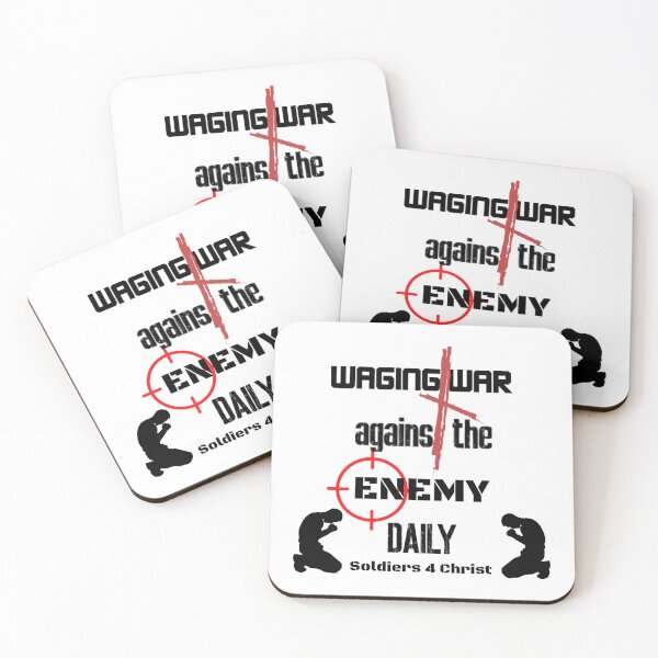 Artikelvorschau, Kopie von WAGING WAR against the ENEMY – christliches T-Shirt, Hoodie, Premium-T-Shirt, Jugend, Frauen usw. entworfen und verkauft von Brent Horton.