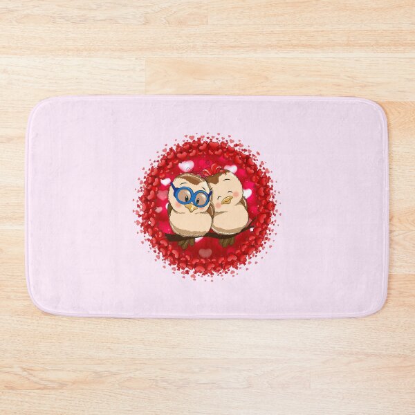 Item preview, Pretty Tweet Couple (Red/Pink on Pink) designed and sold by PawsitiveMum.