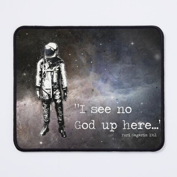 Item preview, Yuri Gagarin - There's no God! designed and sold by VintagePeople.