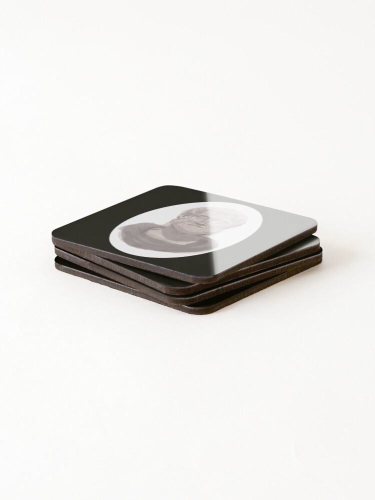 Thumbnail 4 of 5, Coasters (Set of 4), Aristotle designed and sold by SpringofDelphi.