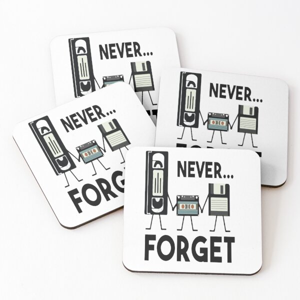 Item preview, Never Forget retro designed and sold by Makisat.