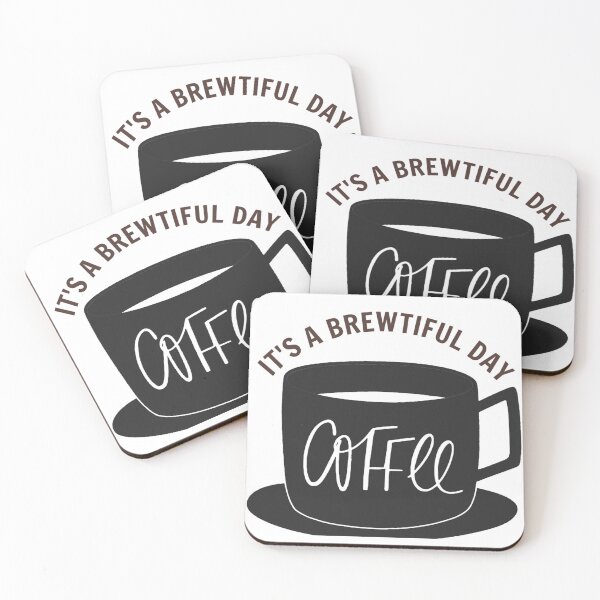 Item preview, It's A Brewtiful Day - Black Coffee Cup designed and sold by universegrace.