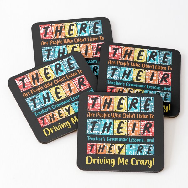 Item preview, There Their They're  English Grammar Funny Teacher designed and sold by Magik-Art.