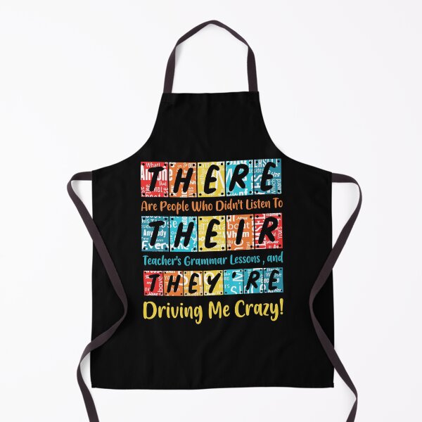 Item preview, There Their They're English Grammar Funny Teacher designed and sold by Magik-Art.