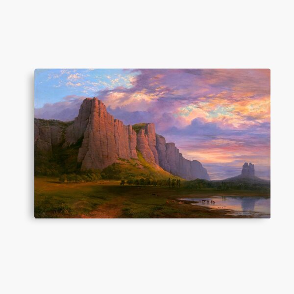 Item preview, Nicholas Chevalier - Mount Arapiles and the Mitre Rock - 1863 designed and sold by Geraldo Garcia.