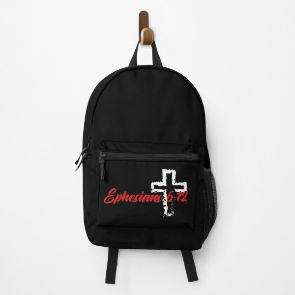 Item preview, Copy of Ephesians 6:12 (white w/red print)- Christian - t-shirt, hoodie, sweatshirt, women's, youth, etc. designed and sold by Brent Horton.