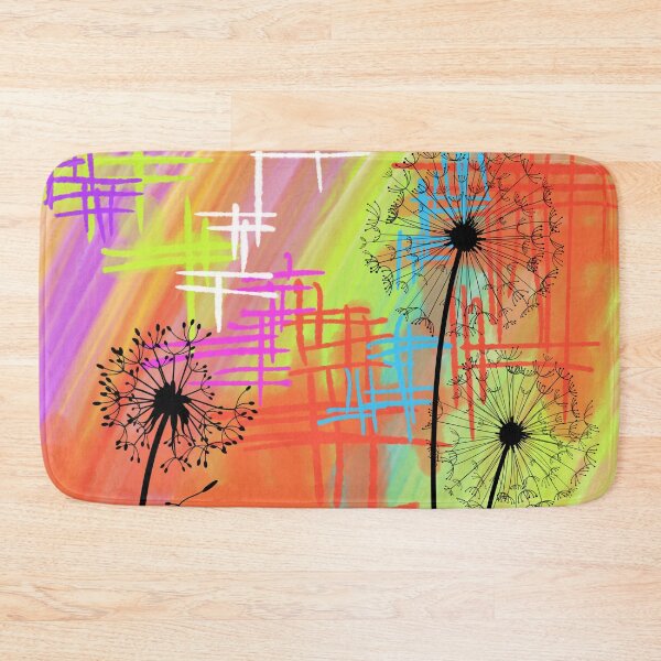 Item preview, Colorful Dandelions in the wind designed and sold by Layla Art.
