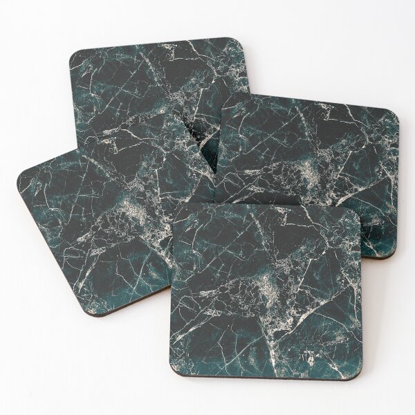 Item preview, Abstract marble teal white vibrant pattern designed and sold by cutecrazytshirt.