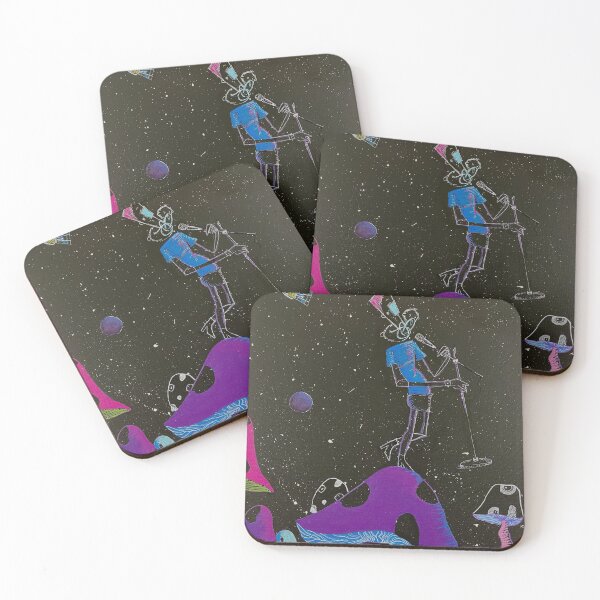 Item preview, Space Rocker series; Howling Along designed and sold by MikeMearesArt.