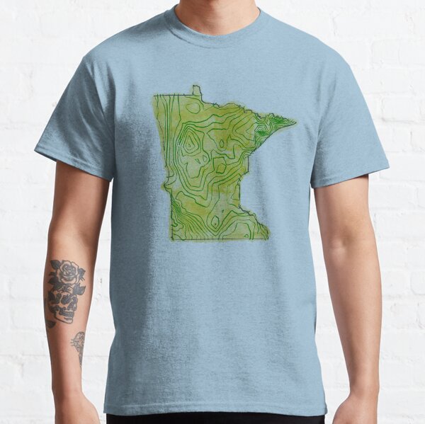 Topography of Minnesota Classic T-Shirt