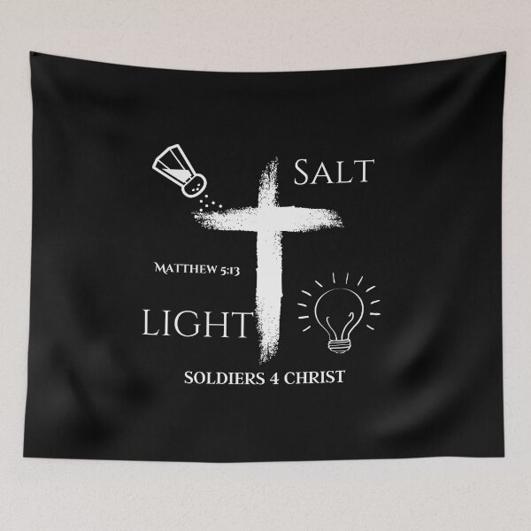 Item preview, SALT and LIGHT Matthew 5:13 Christian t-shirt, sweatshirt, hoodie, etc. designed and sold by Brent Horton.