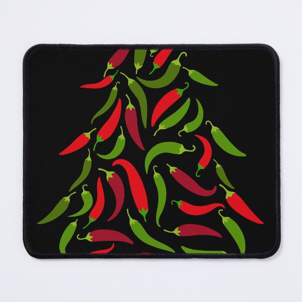Item preview, Red and Green Chile Navidad Tree designed and sold by Normandie Rainwater.