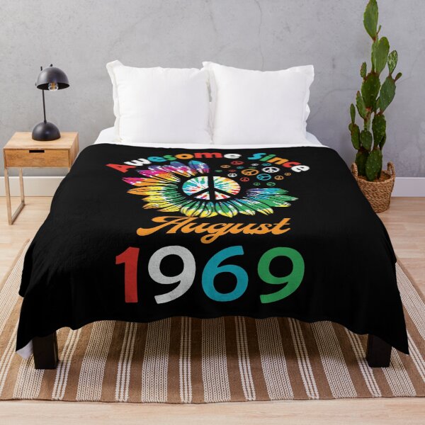 Item preview, Funny Birthday Quote, Awesome Since August 1969, Retro Birthday designed and sold by Estrytee.
