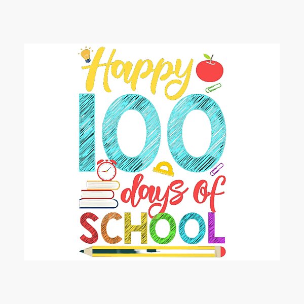 Item preview, Happy 100 days of school designed and sold by fayzadesign.