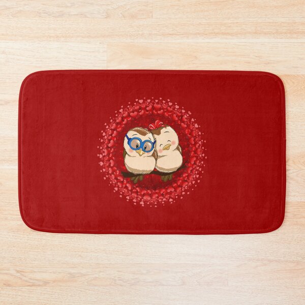 Item preview, Pretty Tweet Couple (Red on Red) designed and sold by PawsitiveMum.