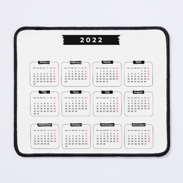 Item preview, Copie de Copie de calendar design 2022 designed and sold by ni3ma.