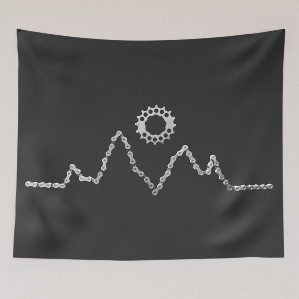 Item preview, Bike Chain Mountains designed and sold by Normandie Rainwater.