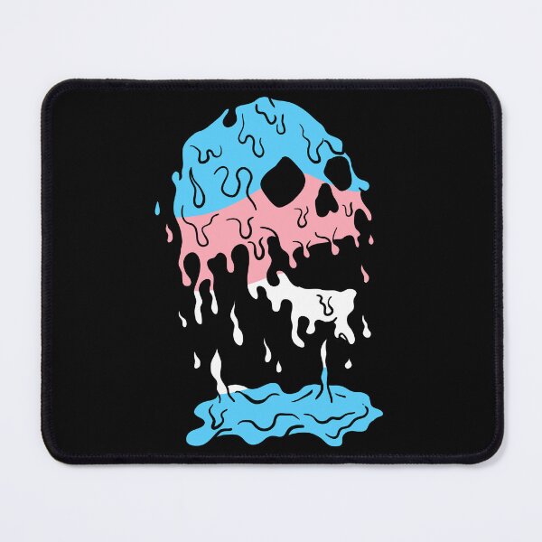 Item preview, Dripping Trans Pride Skull Transgender designed and sold by Dressed For  Duty.