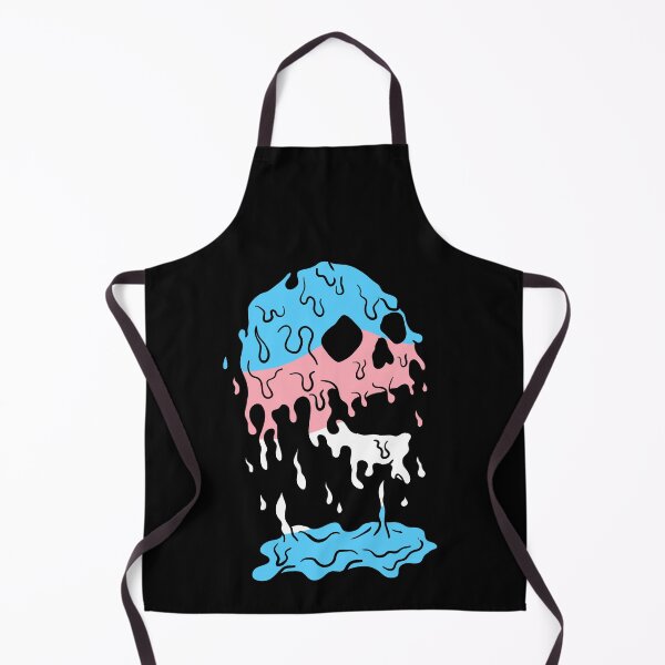 Item preview, Dripping Trans Pride Skull Transgender designed and sold by Dressed For  Duty.