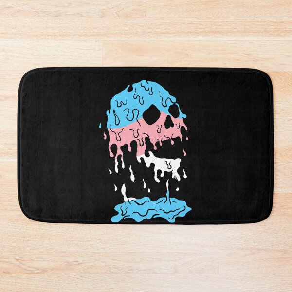 Item preview, Dripping Trans Pride Skull Transgender designed and sold by Dressed For  Duty.