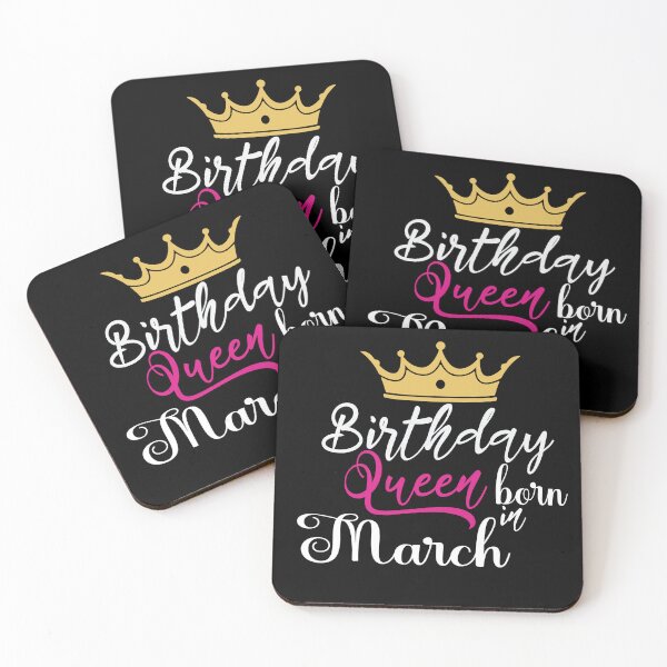 Item preview, Birthday Queen born in March with crown designed and sold by Rsagur12.