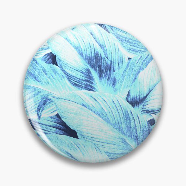 Item preview, Delicate azure blue leaves pattern designed and sold by fowons.