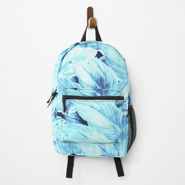 Item preview, Delicate azure blue leaves pattern designed and sold by fowons.