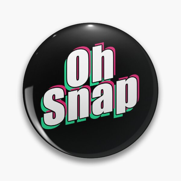 Item preview, Oh Snap Cool Glitch Retro Sassy Quote Funny Slogan  designed and sold by sillyquestions.