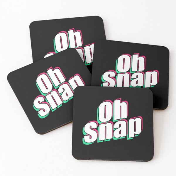 Item preview, Oh Snap Cool Glitch Retro Sassy Quote Funny Slogan  designed and sold by sillyquestions.