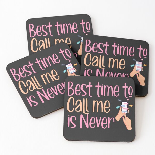 Item preview, Best time to call me is never designed and sold by ErmessThiings.