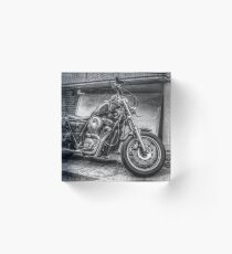 Alley Motorcycle 1 Acrylic Block