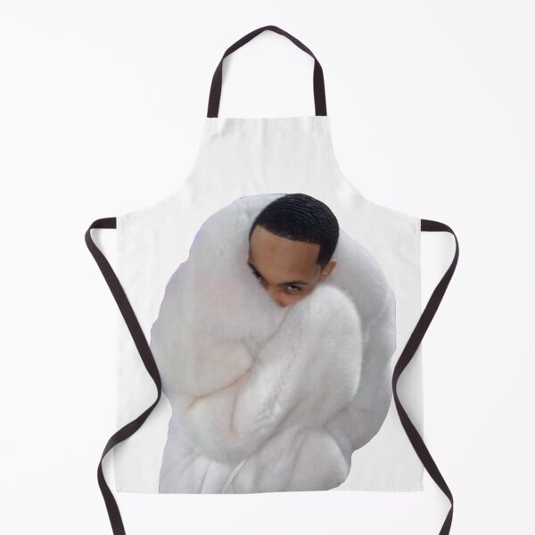 Item preview, White fur coat laughing meme designed and sold by uncannyjuice.